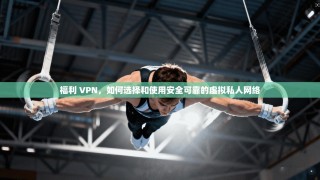 福利 VPN，如何选择和使用安全可靠的虚拟私人网络