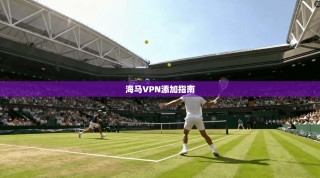 海马VPN添加指南