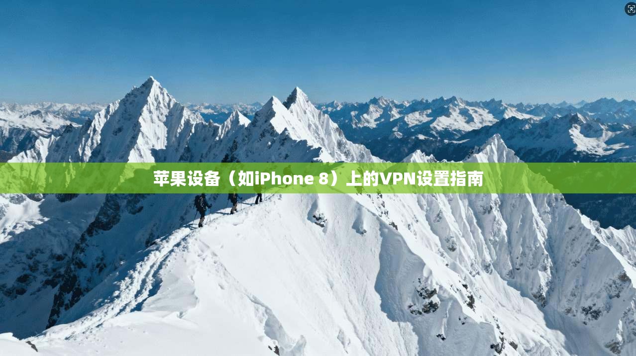 苹果设备（如iPhone 8）上的VPN设置指南  第1张