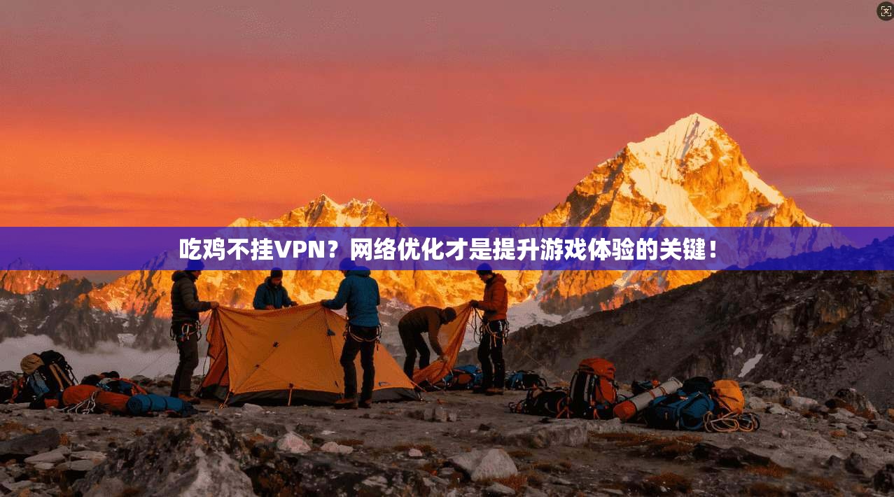 吃鸡不挂VPN？网络优化才是提升游戏体验的关键！
