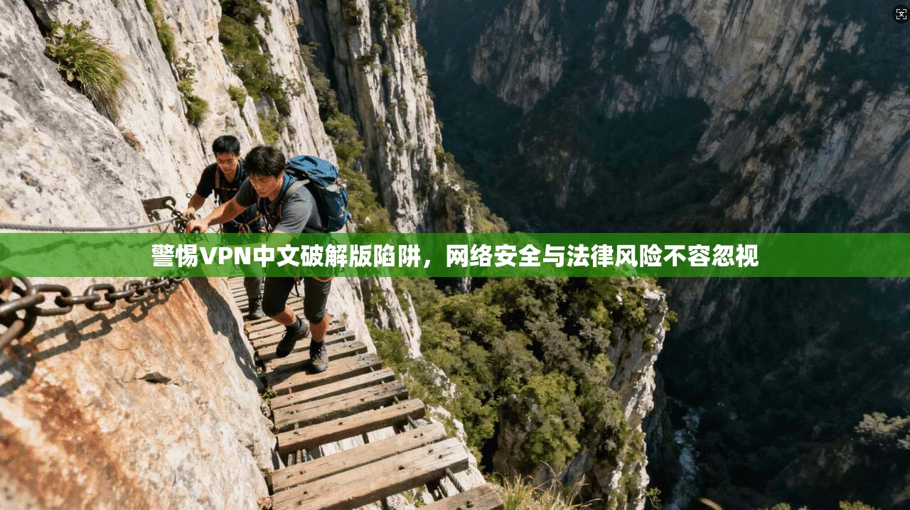 警惕VPN中文破解版陷阱，网络安全与法律风险不容忽视