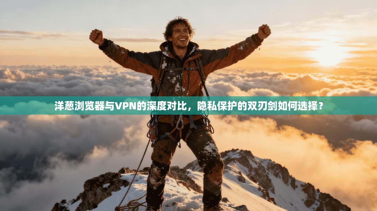洋葱浏览器与VPN的深度对比，隐私保护的双刃剑如何选择？