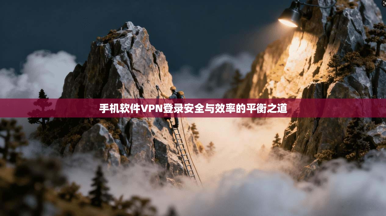 手机软件VPN登录安全与效率的平衡之道