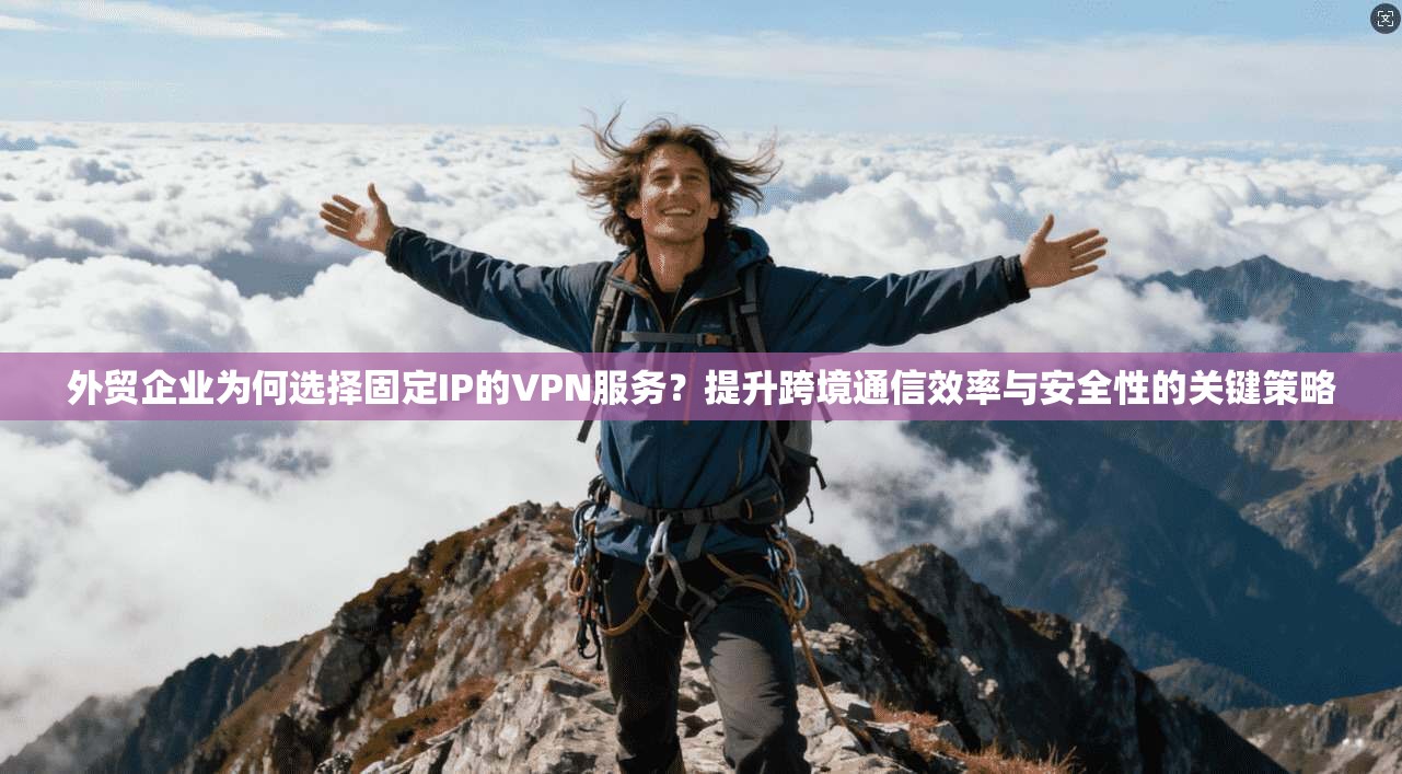外贸企业为何选择固定IP的VPN服务?提升跨境通信效率与安全性的关键策略