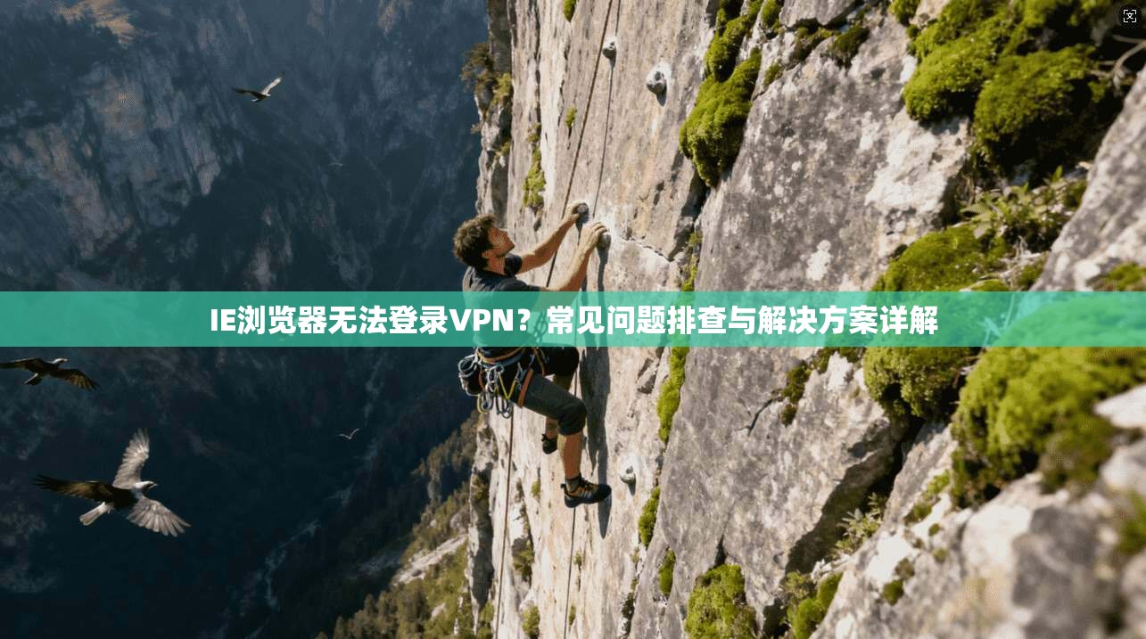 IE浏览器无法登录VPN?常见问题排查与解决方案详解