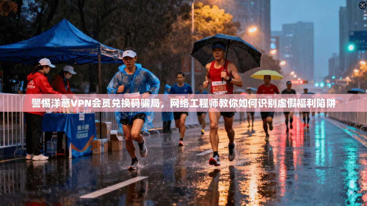 警惕洋葱VPN会员兑换码骗局,网络工程师教你如何识别虚假福利陷阱