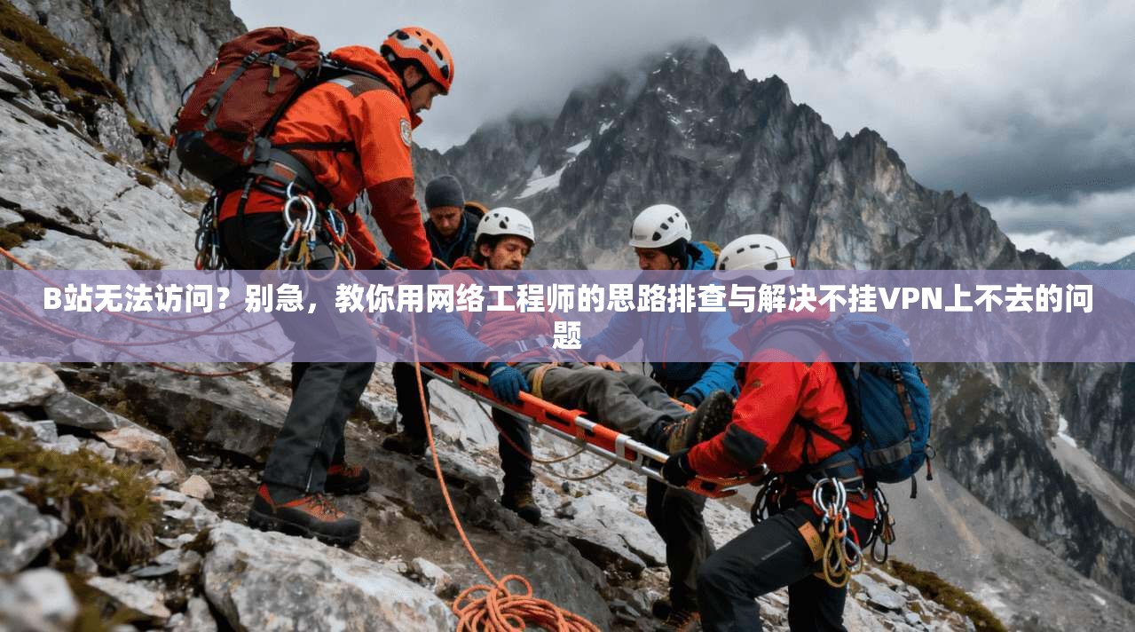 B站无法访问？别急，教你用网络工程师的思路排查与解决不挂VPN上不去的问题