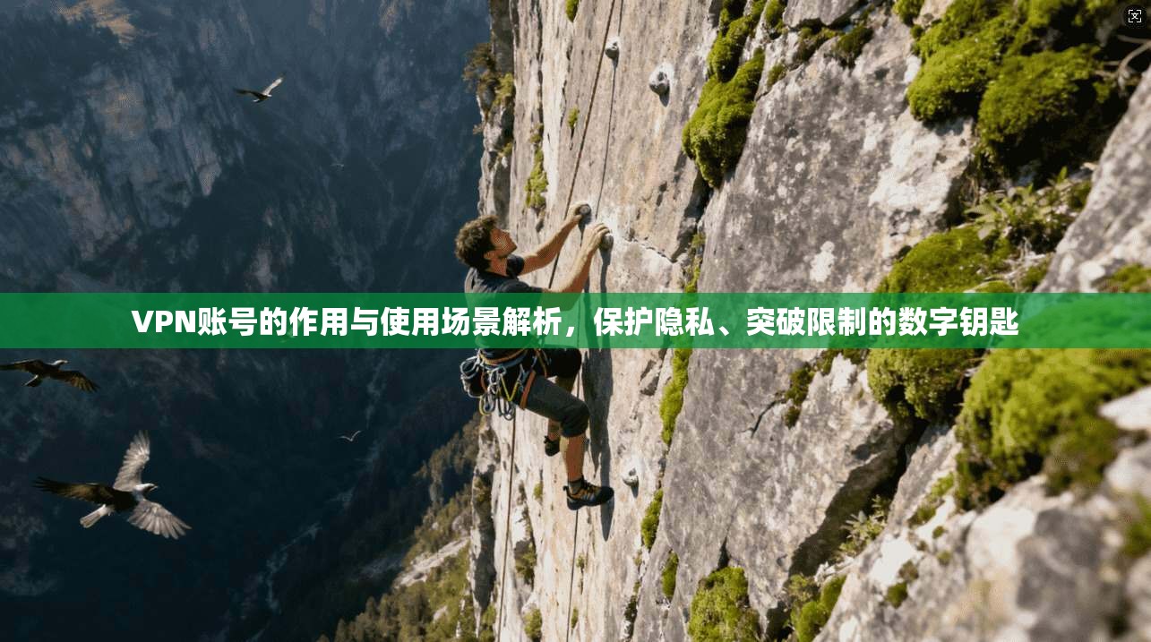 VPN账号的作用与使用场景解析，保护隐私、突破限制的数字钥匙