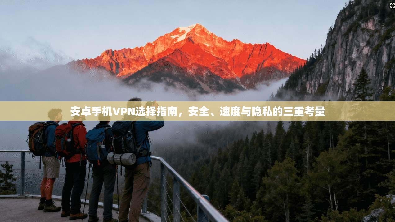 安卓手机VPN选择指南，安全、速度与隐私的三重考量