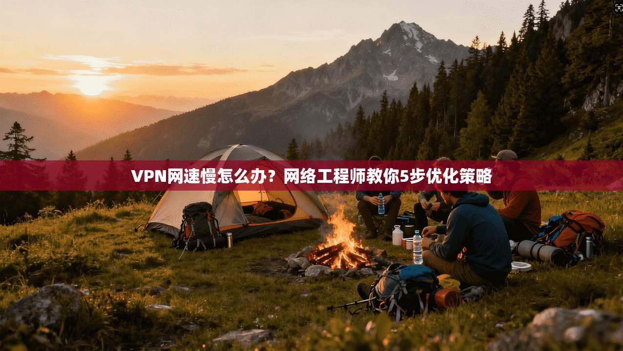 VPN网速慢怎么办？网络工程师教你5步优化策略